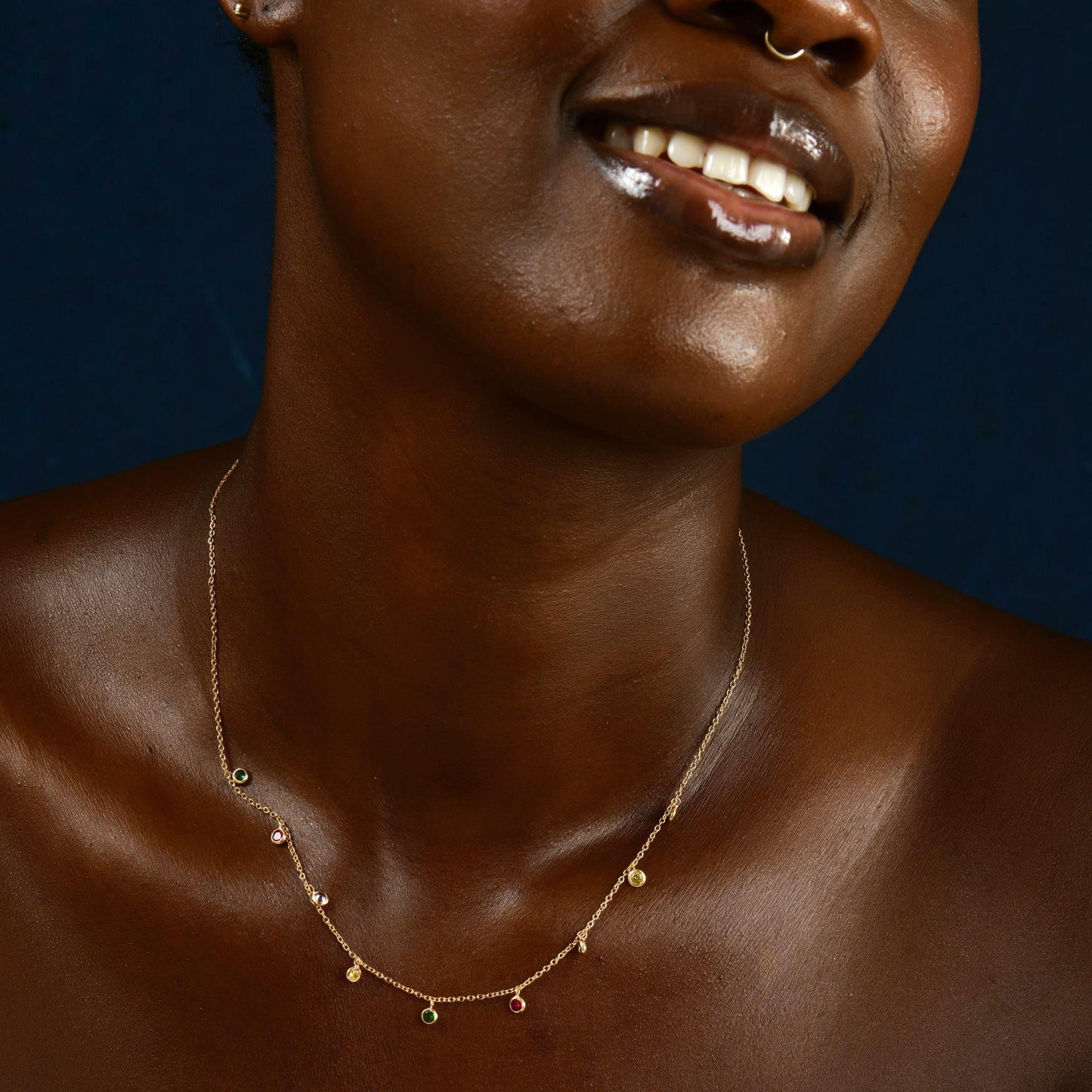 Dangling Diamonds Necklace