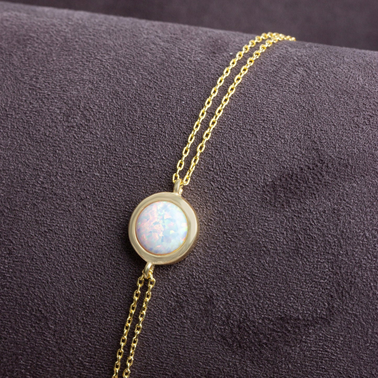 White Opal Bracelet