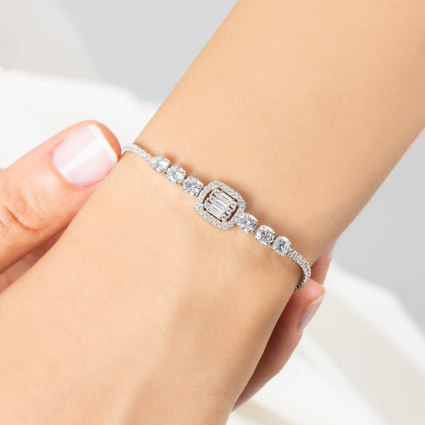 Baguette Diamond Bracelet