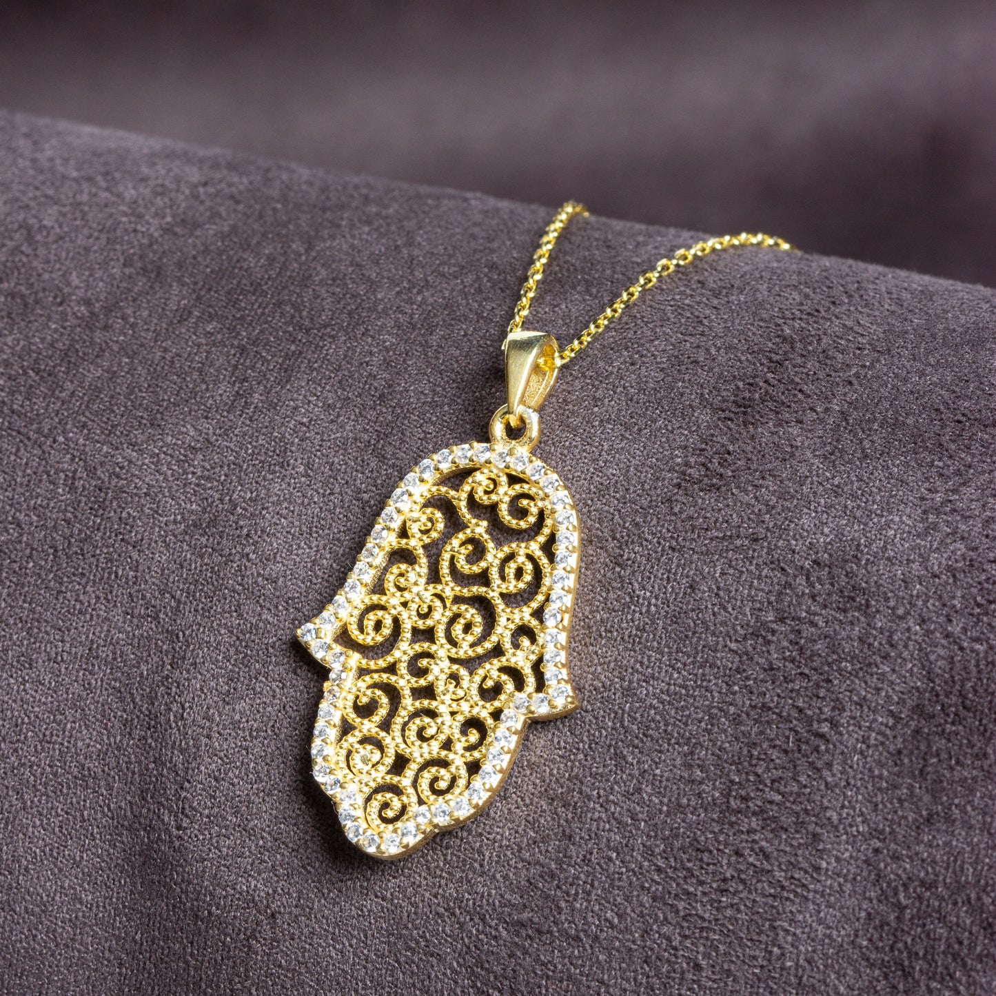 Hamsa Hand Necklace