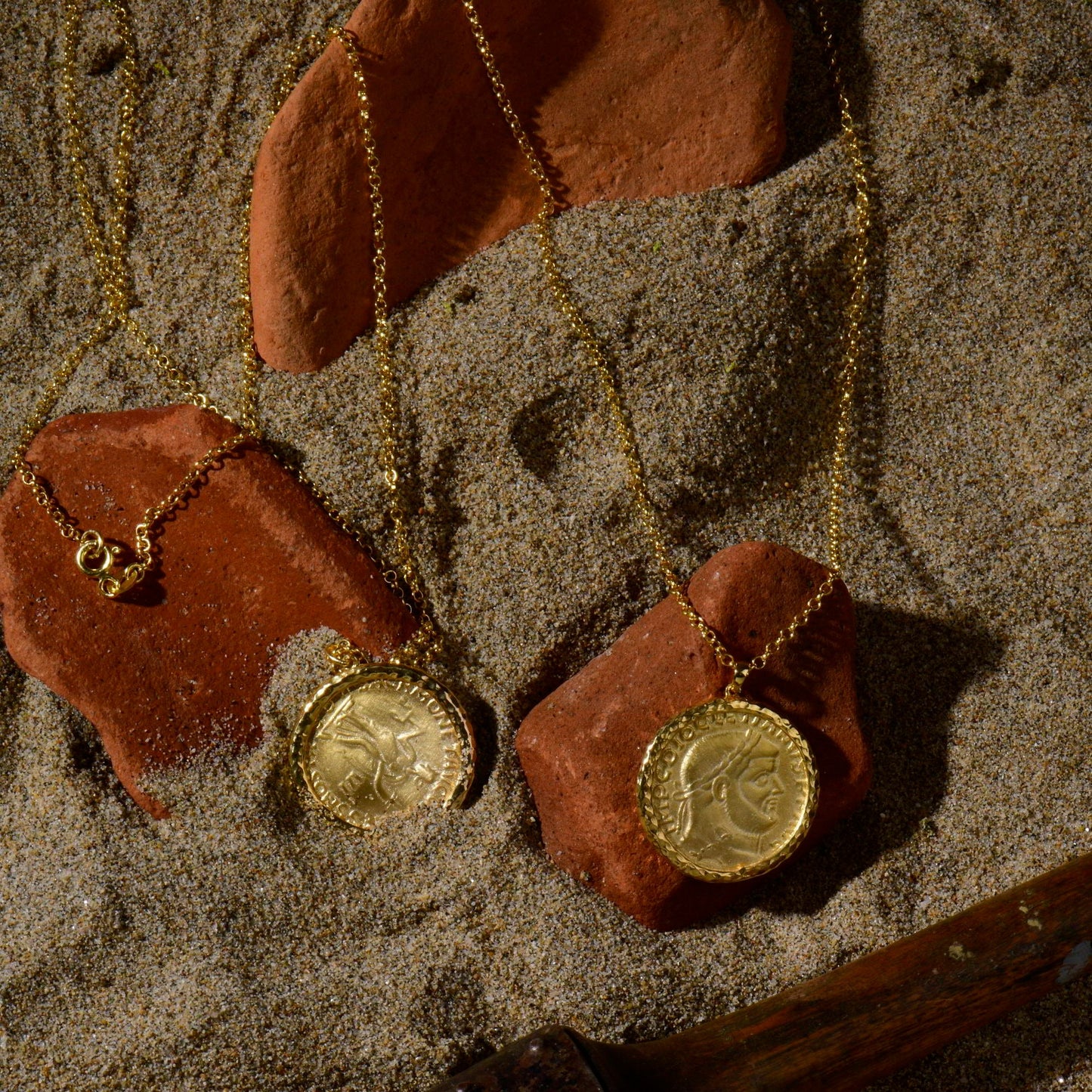 Augustus Roman Coin Necklace