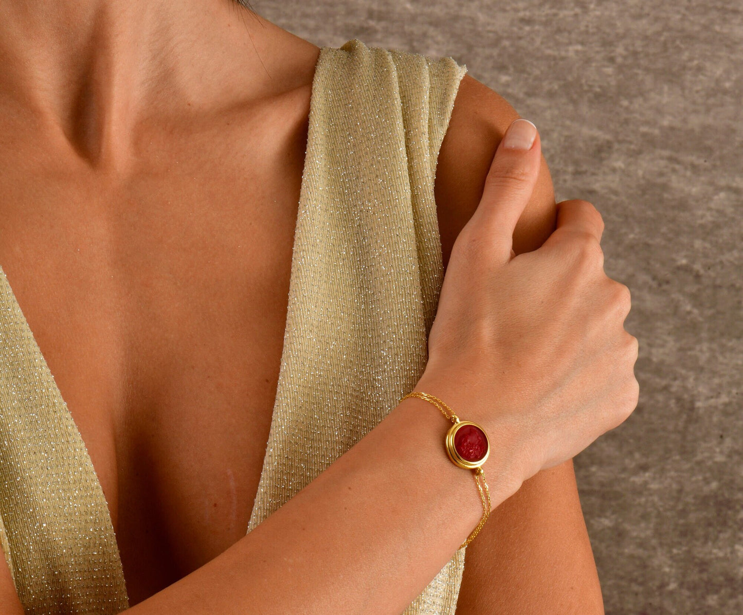 Intaglio Aphrodite Bracelet