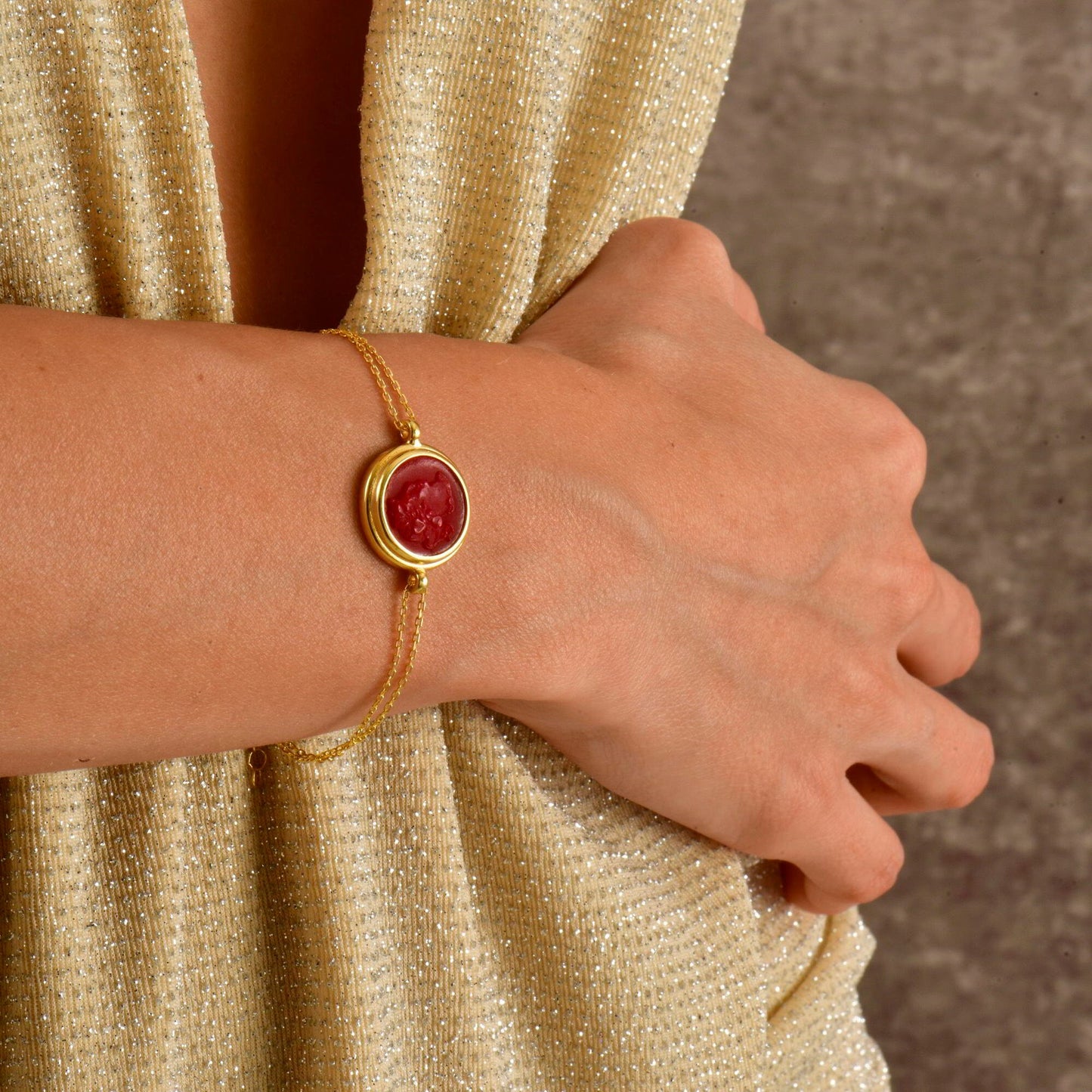 Intaglio Aphrodite Bracelet