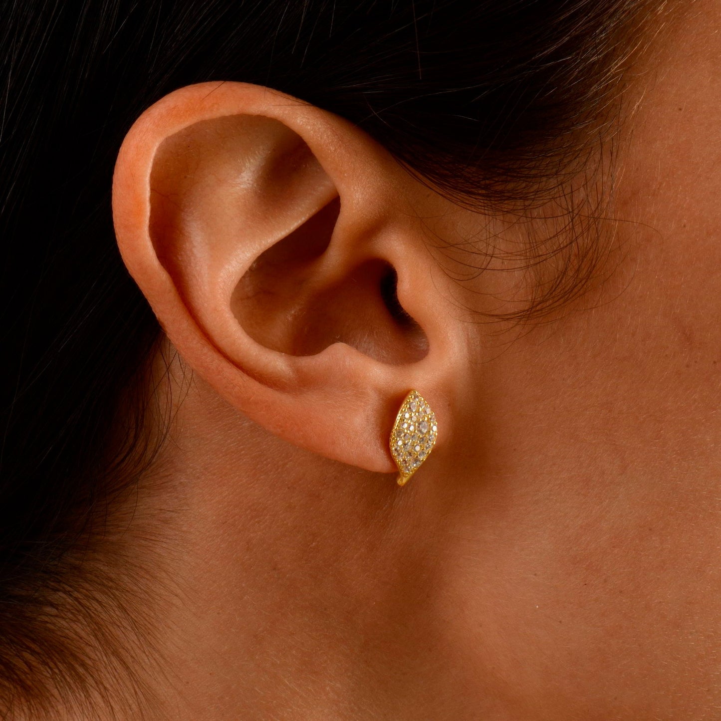 Leaf Stud Earrings