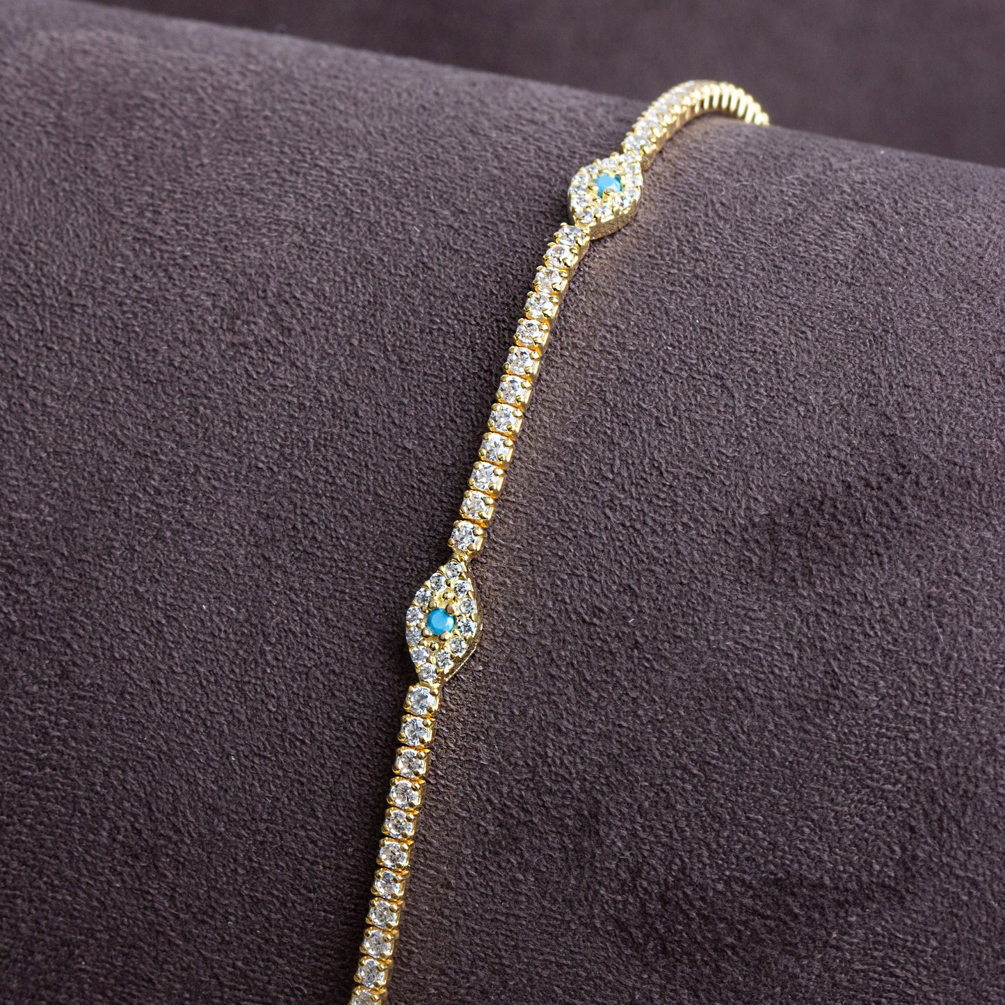 Evil Eye Tennis Bracelet