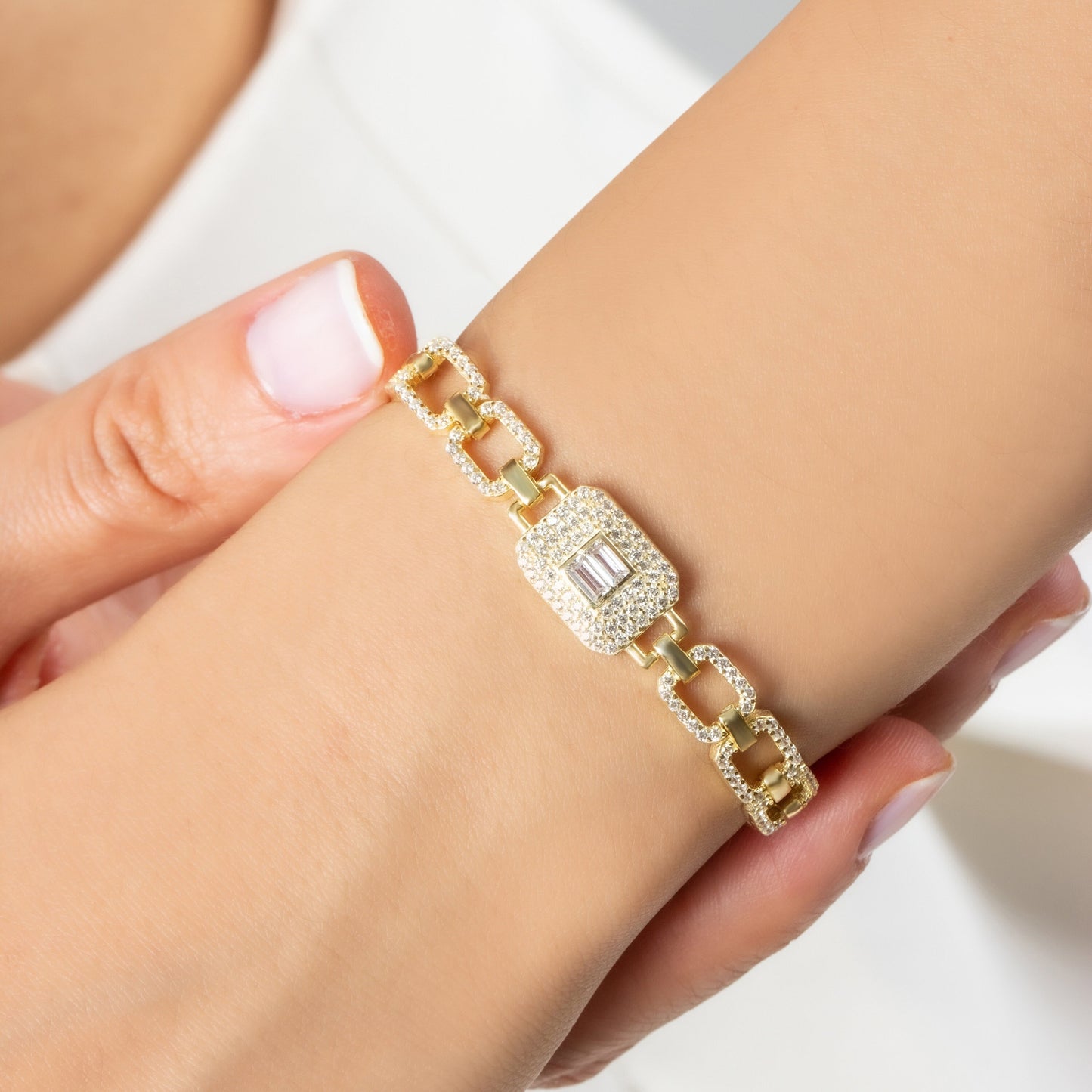 Baguette Diamond Bracelet