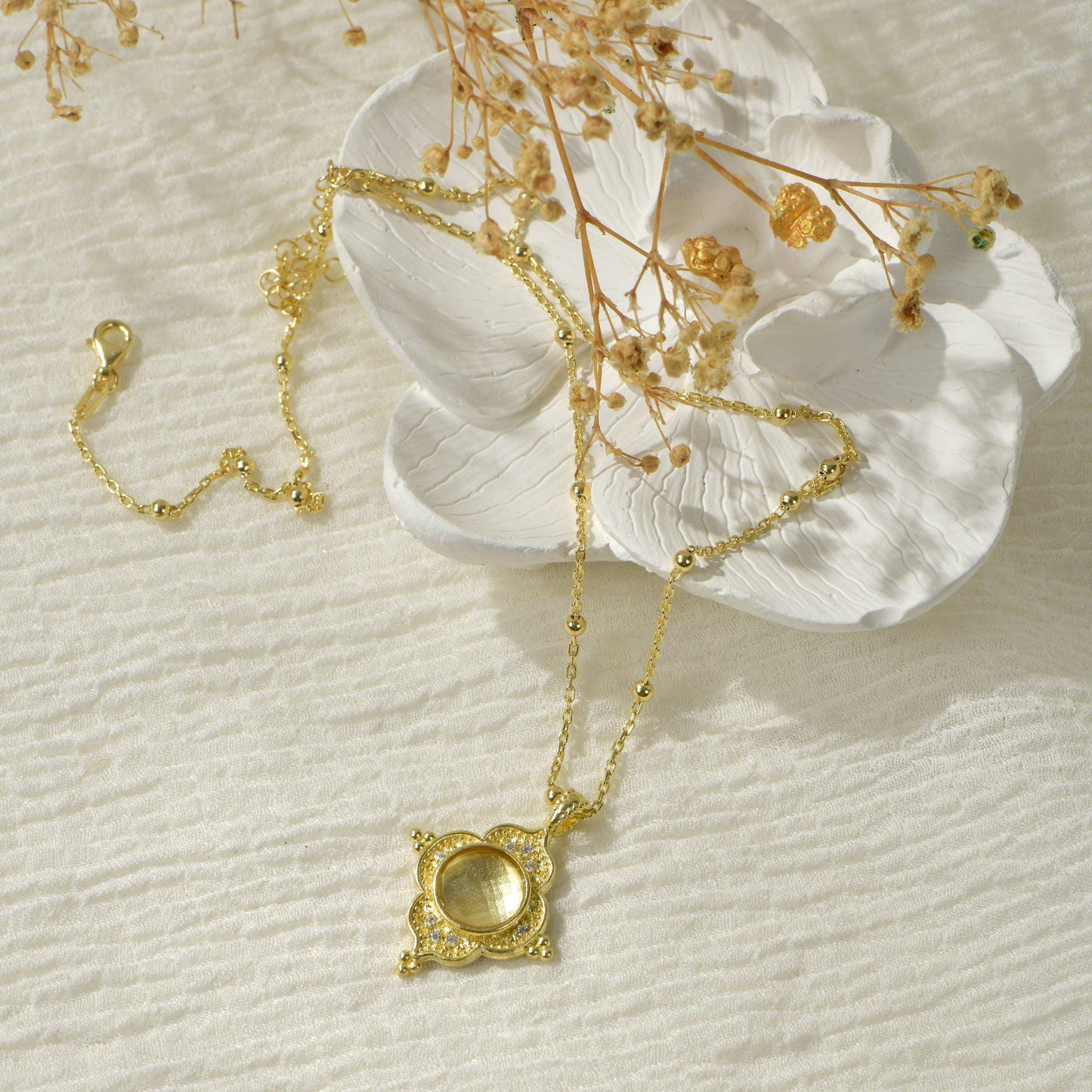 Quartz Gemstone Necklace