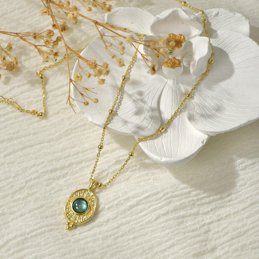 Antique Designed Evil Eye Pendant