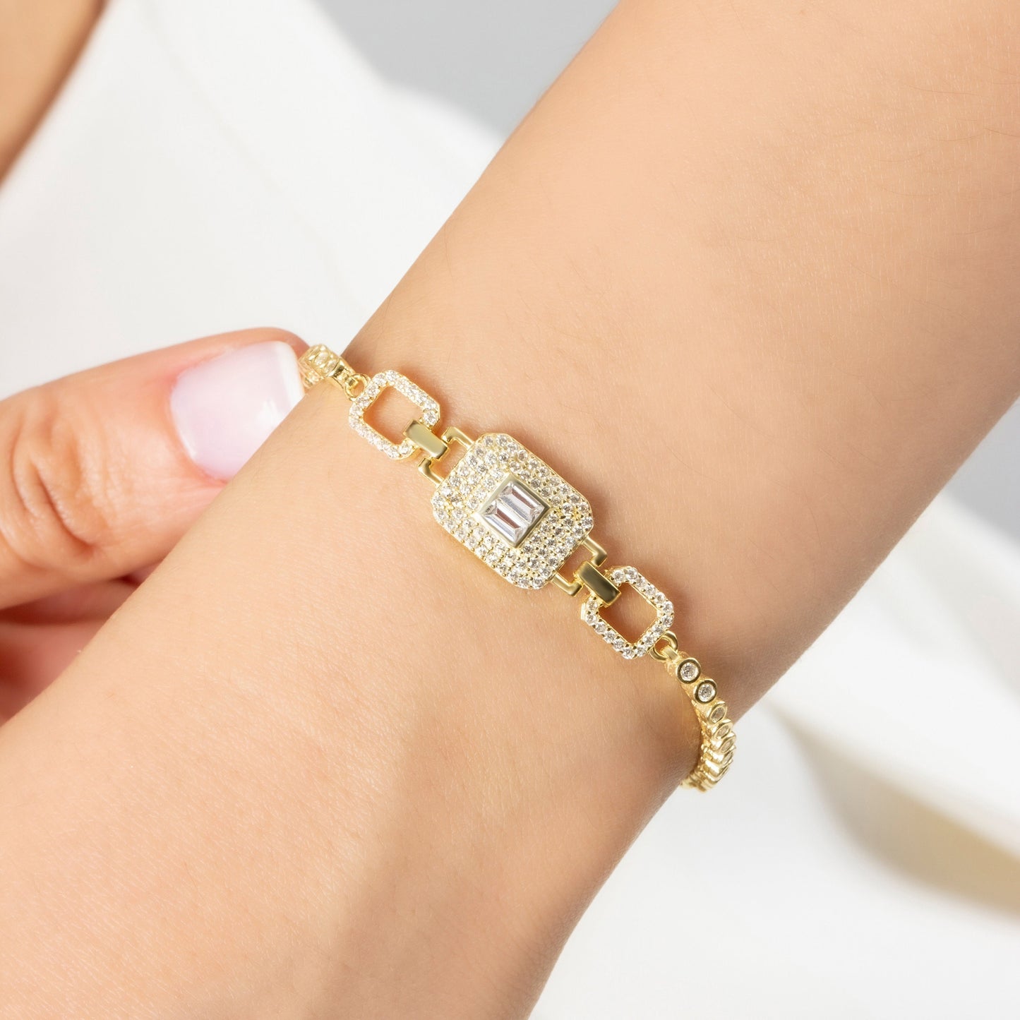 Baguette Diamond Bracelet