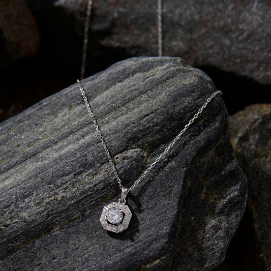 Baguette Diamond Necklace