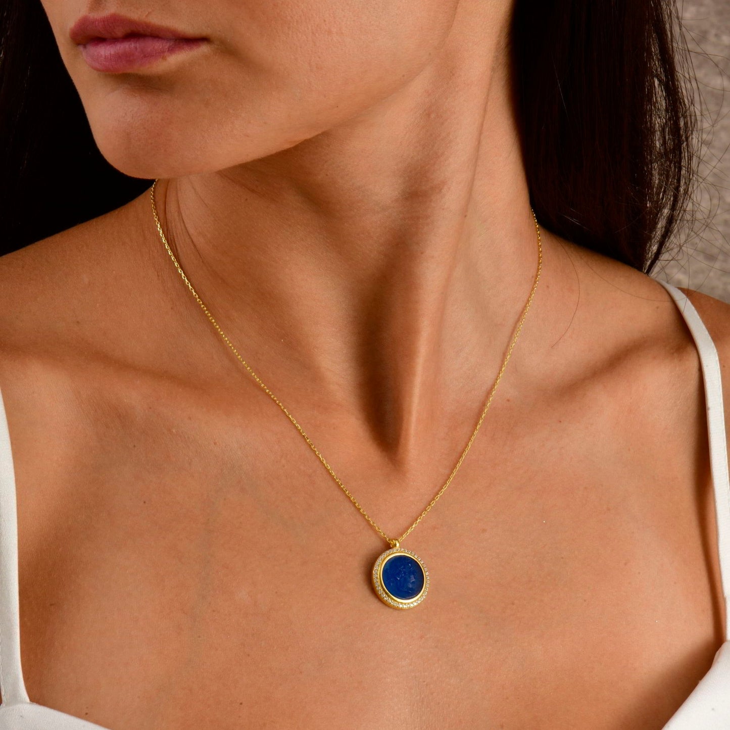 Intaglio Aphrodite Necklace