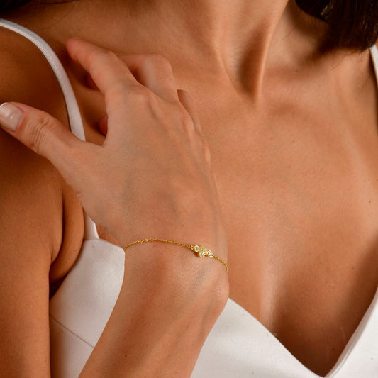 Diamond Heart Bracelet