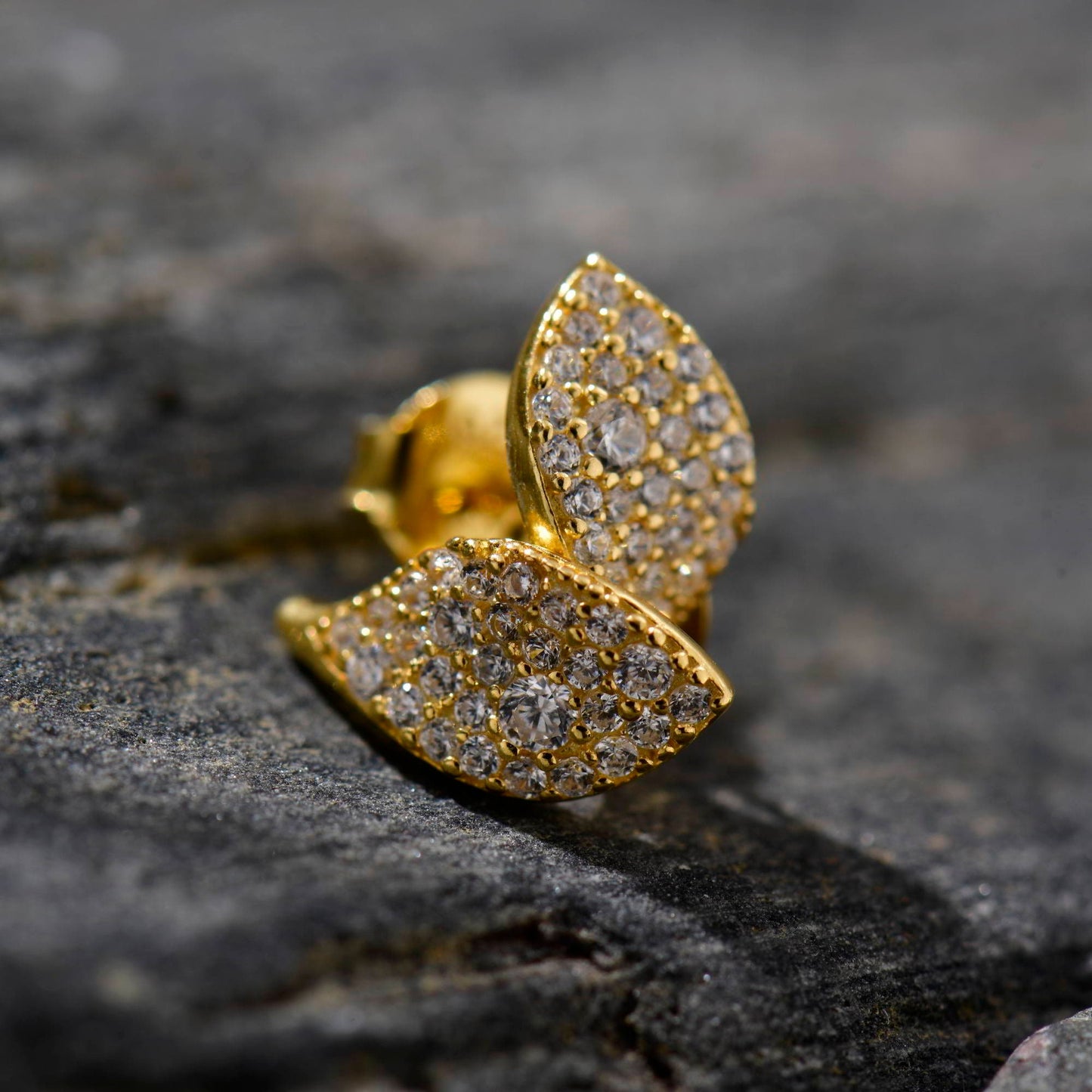 Leaf Stud Earrings