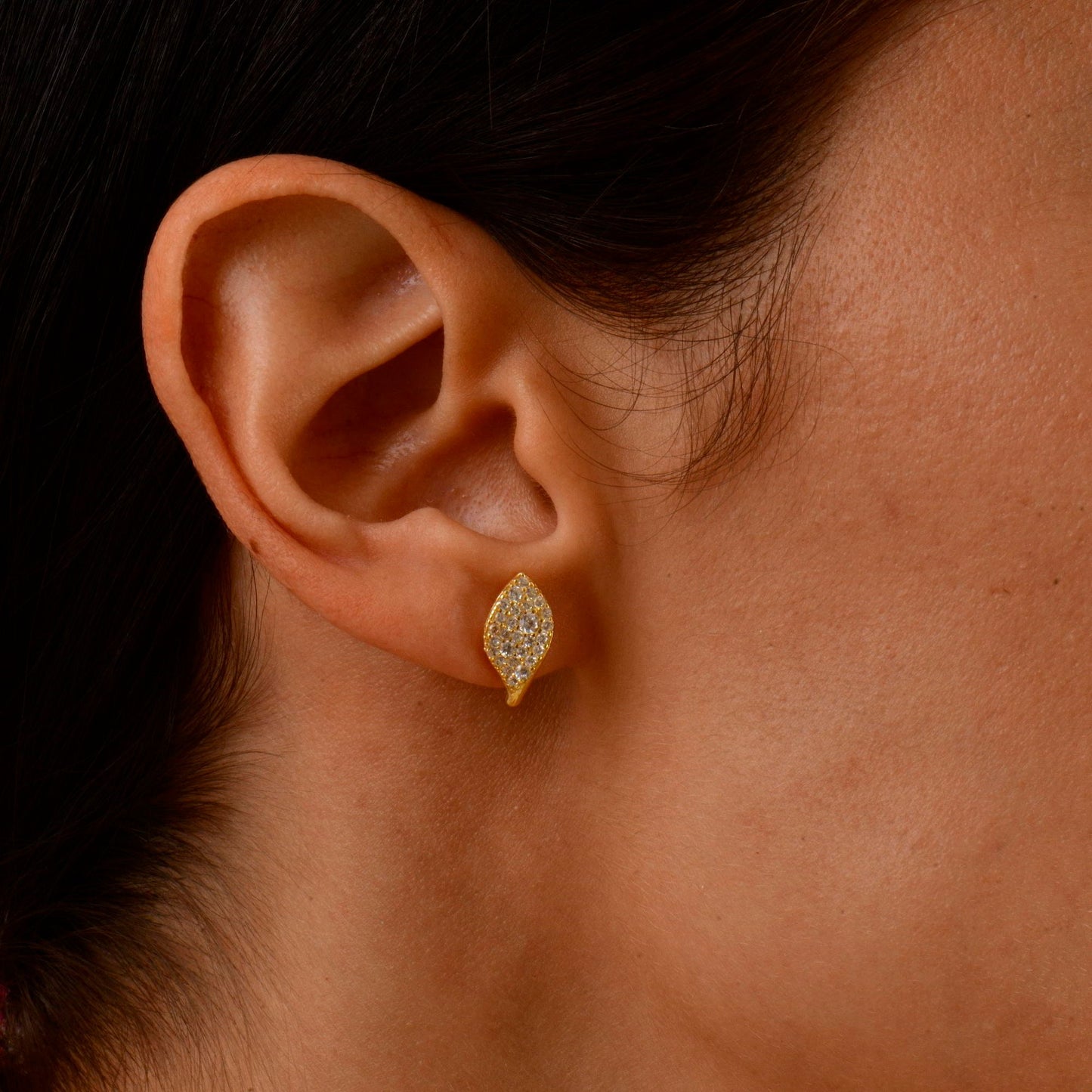 Leaf Stud Earrings