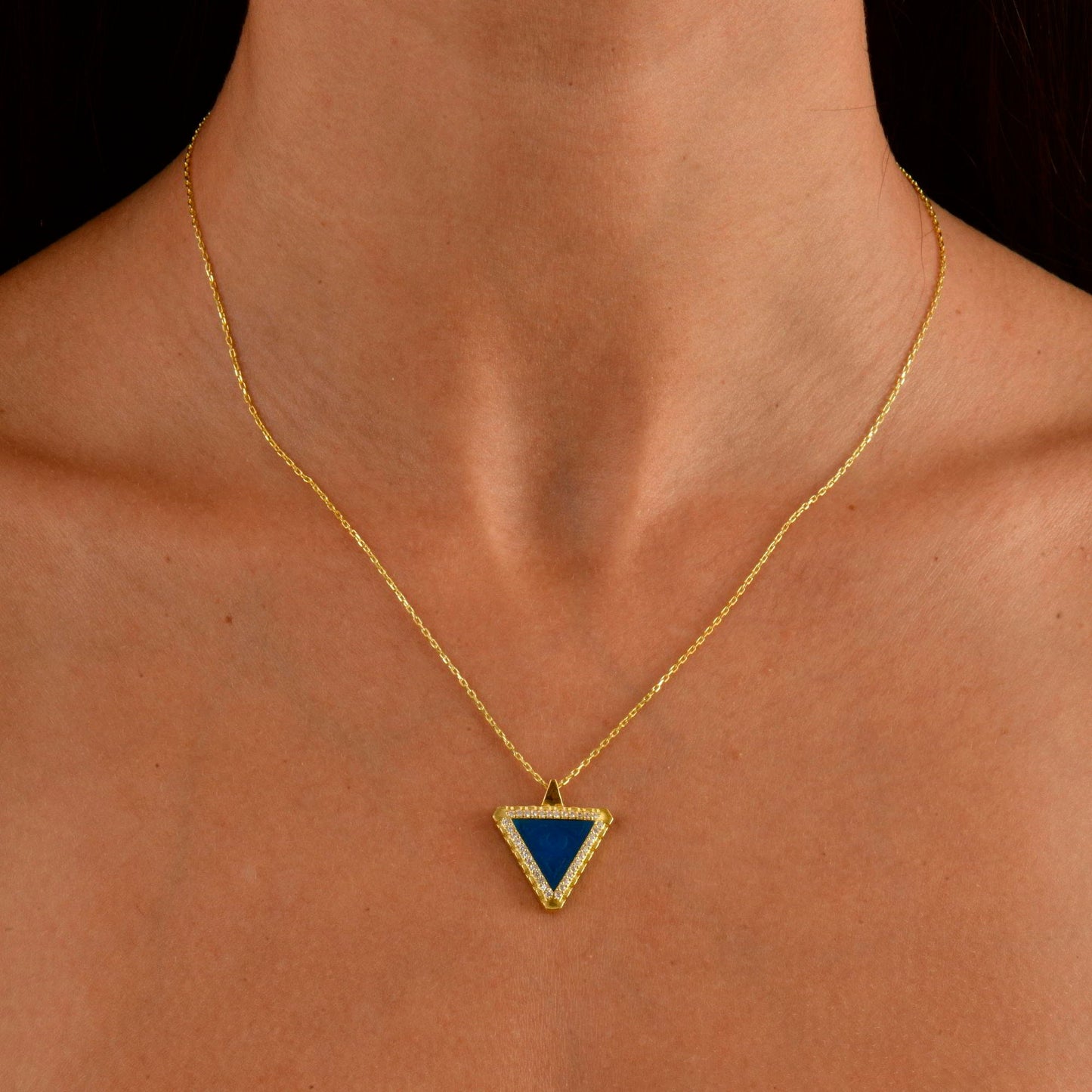 Intaglio Evil Eye Necklace