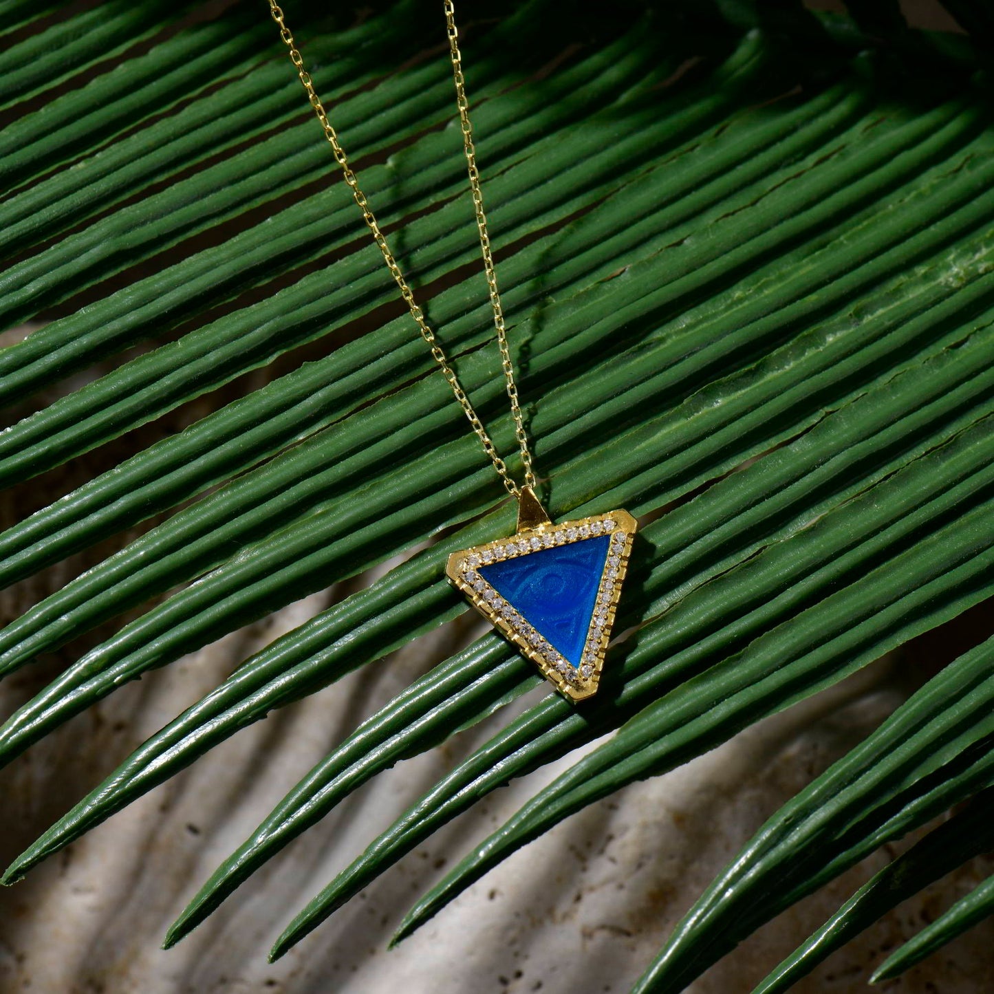 Intaglio Evil Eye Necklace